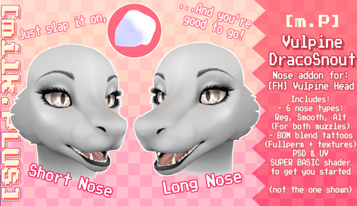 [milk.PLUS] Vulpine Draco-Snout
