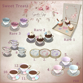 03 * Sparkle Skye Sweet Treats Stacked Plates Lavender