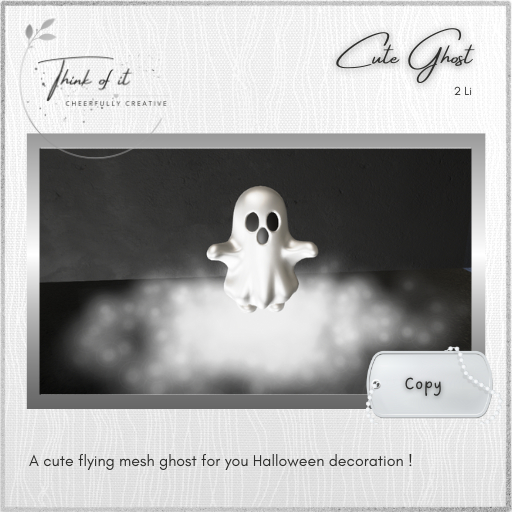 {ToI} Cute Ghost - Decor - Group Gift @ Mainstore