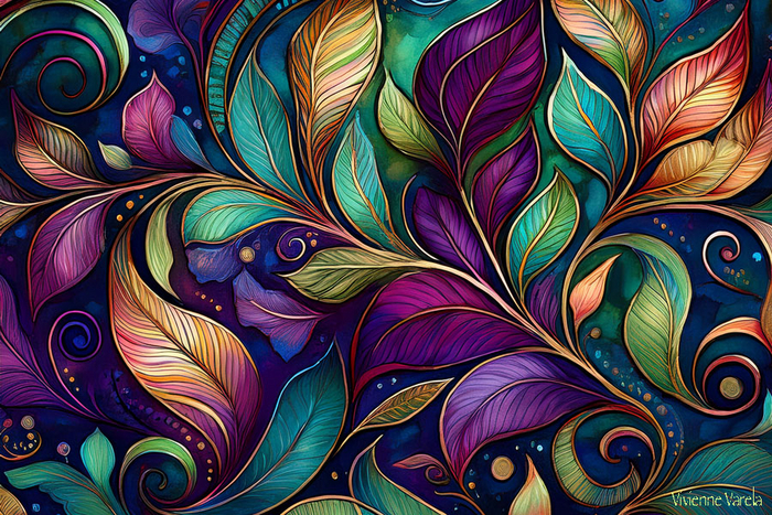 Jewelled Leaves