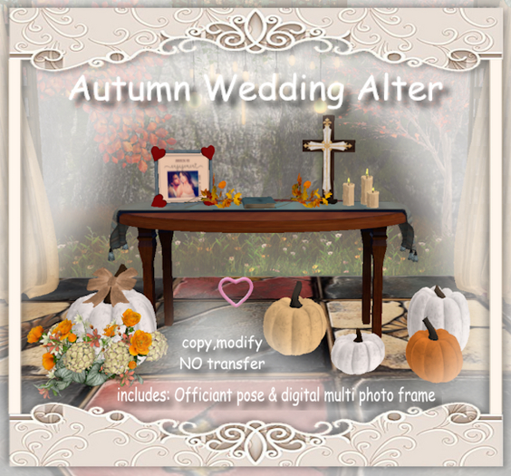 CM..Autumn Wedding Alter *