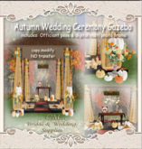 BB..Autumn Wedding Ceremony Gazebo *