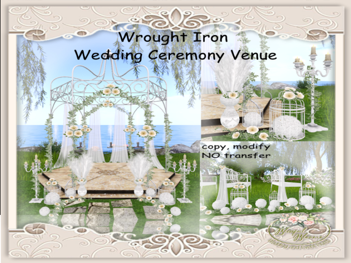 BB..Wrought Iron Wedding Ceremony Venue *