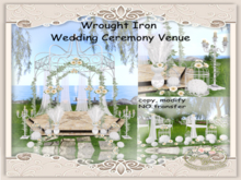 BB..Wrought Iron Wedding Ceremony Venue *