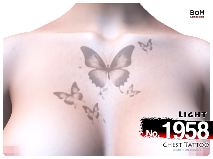 (Chest Tattoo) No.1958 Light