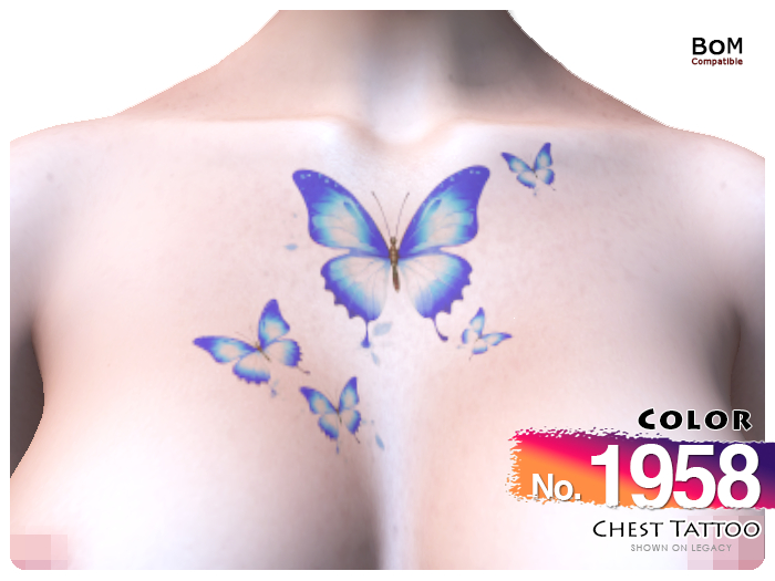 (Chest Tattoo) No.1958 Color