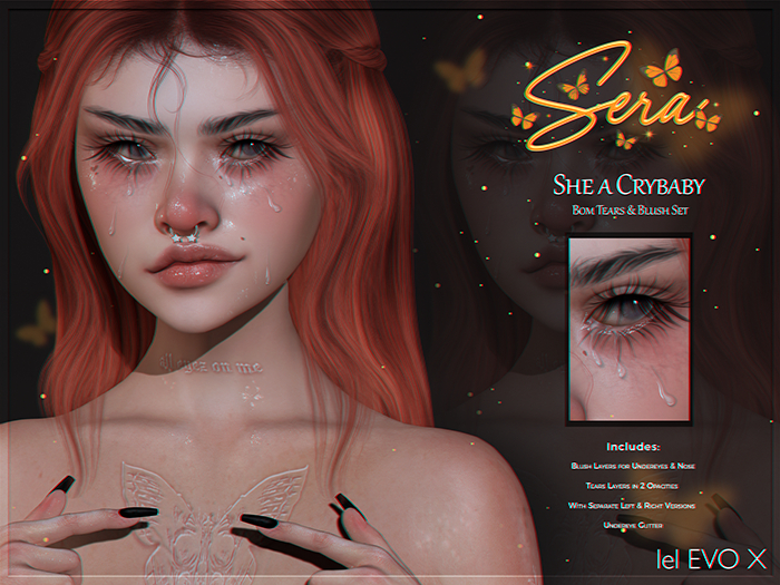 Sera - She a Crybaby - Tears & Blush Set