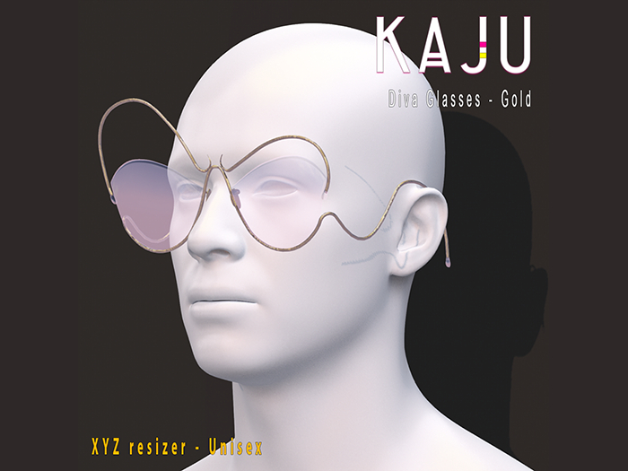 KAJU - Diva Glasses - Gold 