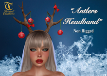 TC - Christmas Antler Headband brown
