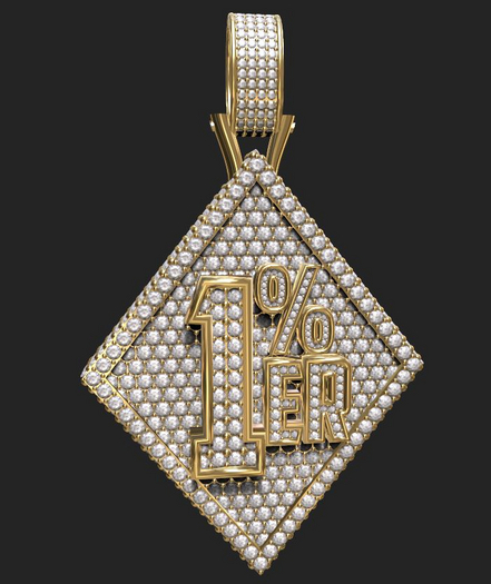[813] Gold 1%ER Pendant
