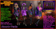 Bone A Lisa Halloween Costume With Hud (Boxed) ADD