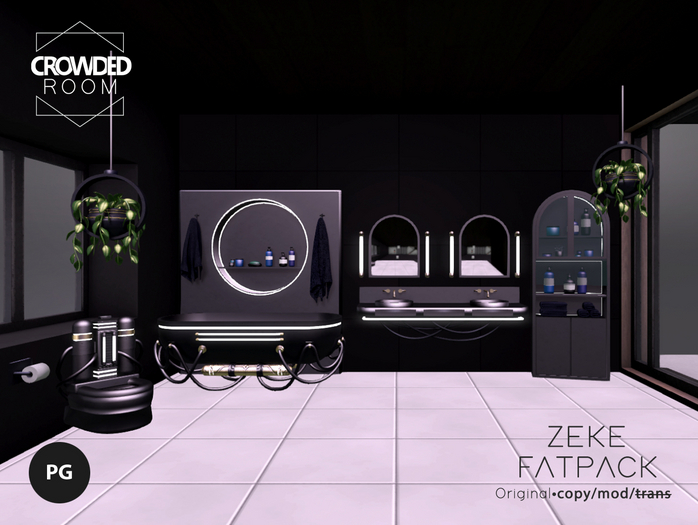Crowded Room - Zeke Cyber Bathroom Fatpack - PG 