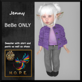 H.O.P.E. BeBe Jenny purple