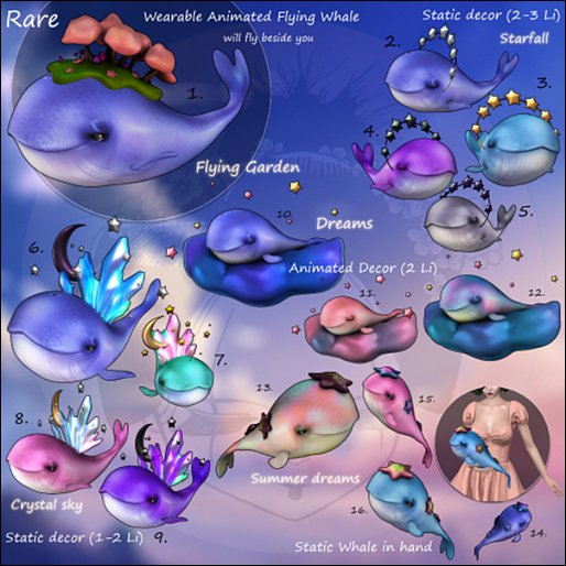 2. Yokai - Flying Whales - Starfall (sapphirine)
