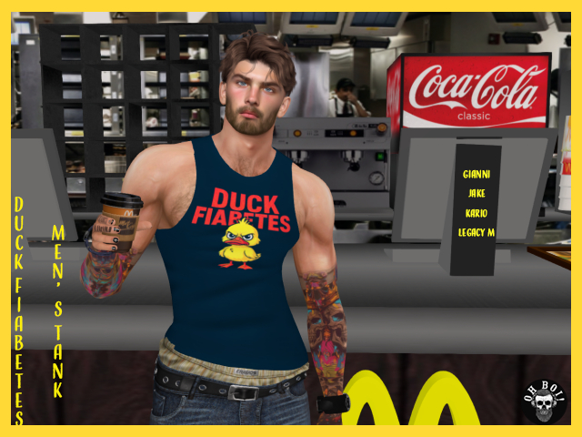 Men's Tank - Duck Fiabetes