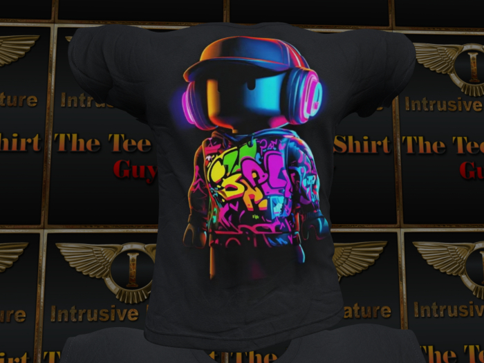 :::IDJ::: Graffiti Lego Man Tee Shirt
