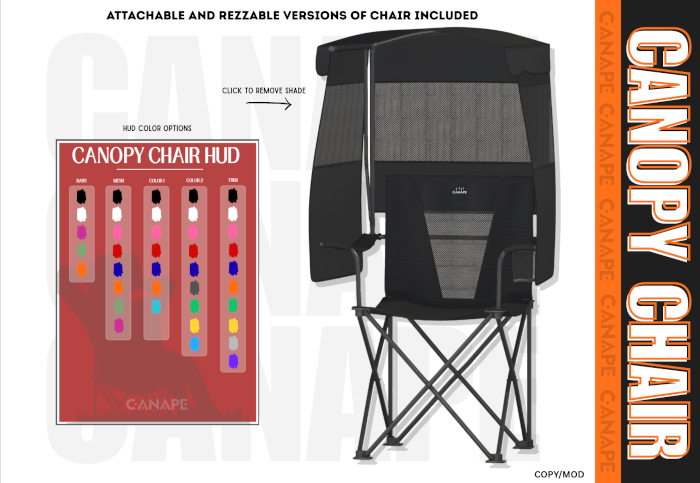 [Canape] Canopy Chair - FATPACK