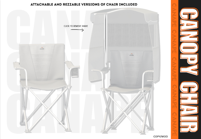 [Canape] Canopy Chair - WHITE