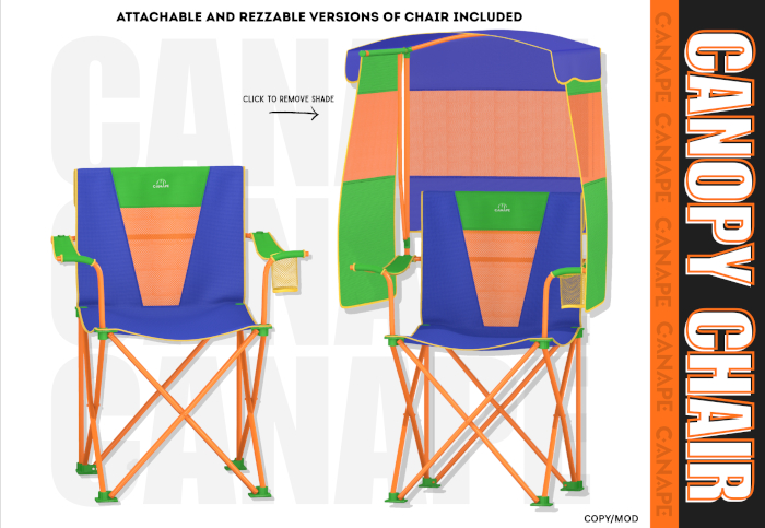 [Canape] Canopy Chair - BLUE CB