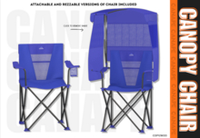 [Canape] Canopy Chair - BLUE