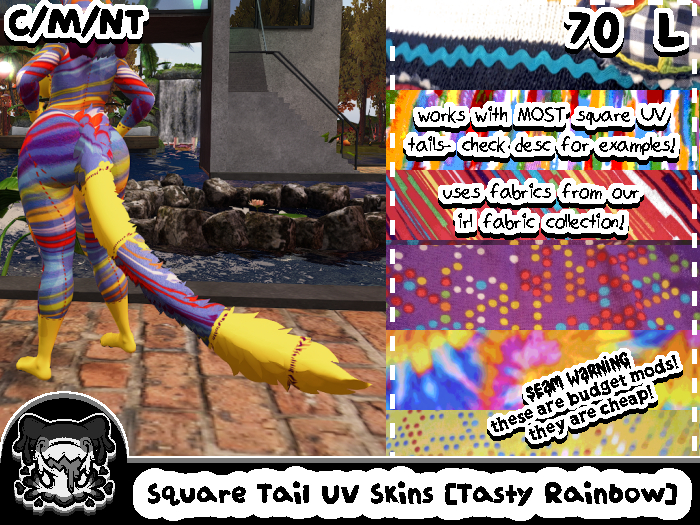 [SKIN_SYN] L+F Square Tail Skins [Tasty Rainbow]