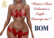 TC - BOM Unisex Bow Valentine's Outfit - Unwrap me!