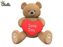 Full Perm  Soft toy - Teddy Bear with Love Heart 