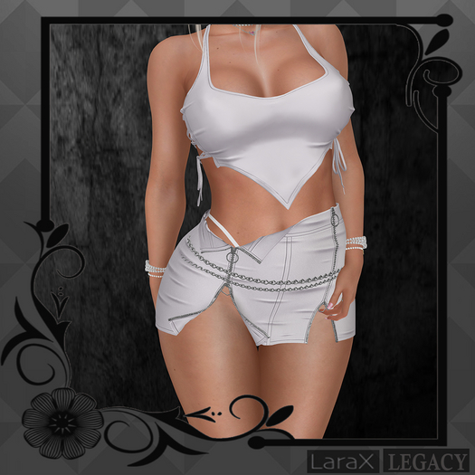 V2V VEE OUTFIT WHITE( LEGACY)ADD ME
