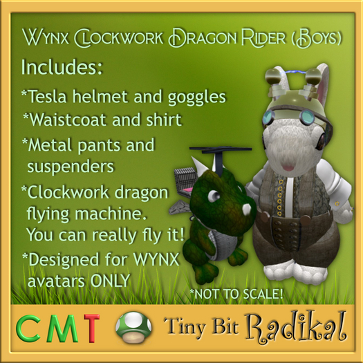Wynx Clockwork Dragon Rider (Boys)