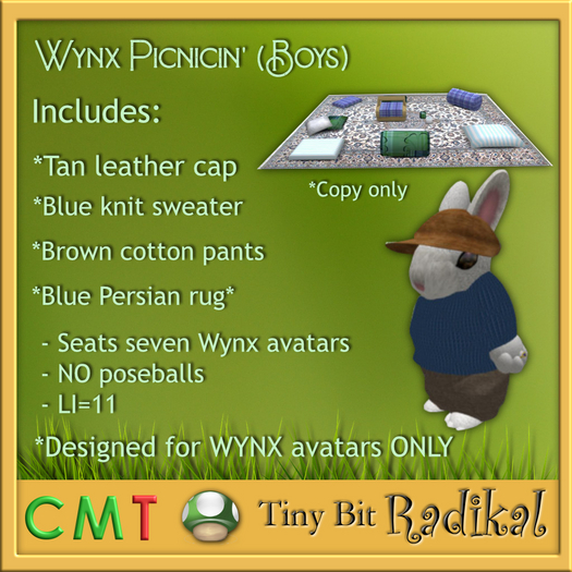 Wynx Picnicin' (Boys)