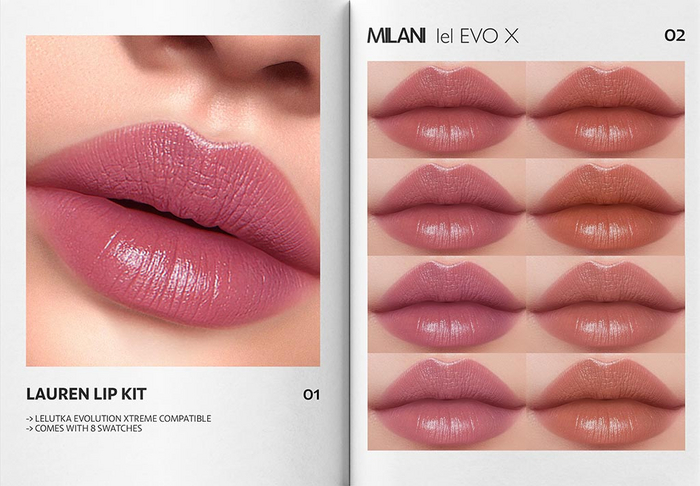 MILANI - "LAUREN" LIP KIT / FATPACK