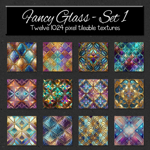 *Wallflowers* Fancy Glass - Set 1