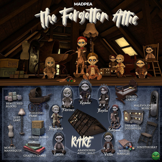Abandoned Attic - The Forgotten Attic - MadPea RARE