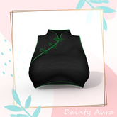 Black Green Kimono Top Legacy