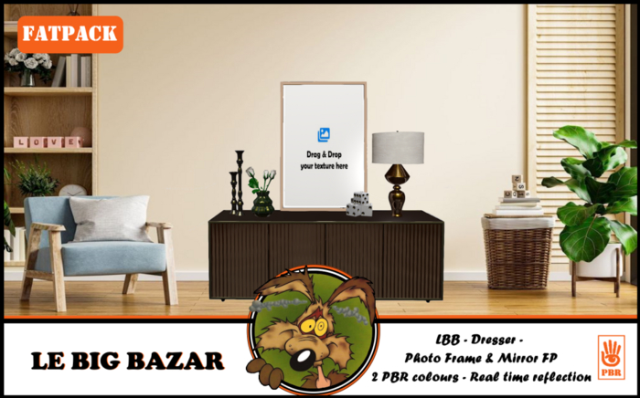 LBB - DRESSER - MIRROR / PHOTOFRAME FP