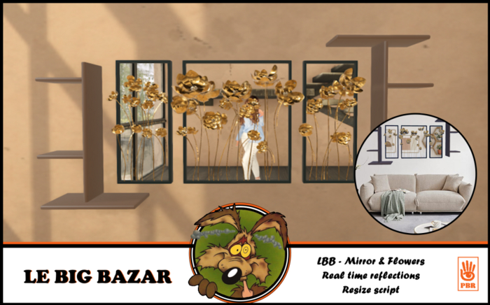 LBB - MIRROR AND FLOWERS