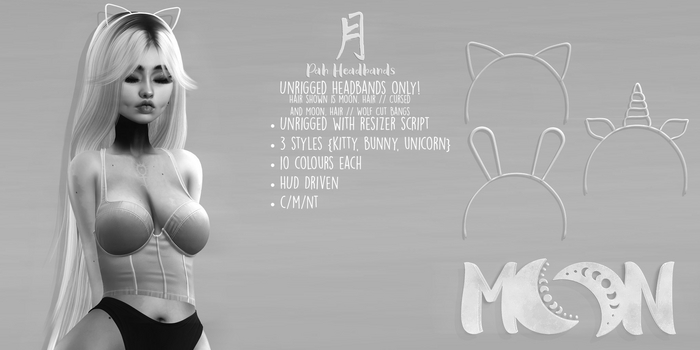 Moon. Hair // DEMO - PAH Headbands