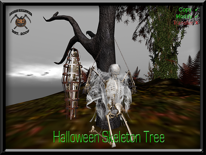 HALLOWEEN SKELETON TREE