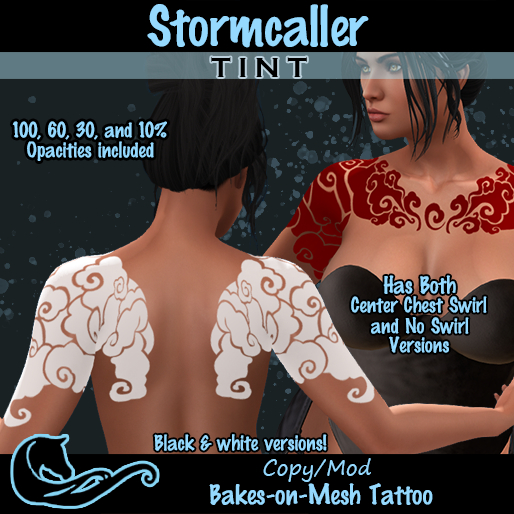 Stormcaller -BOM Tattoo [TINT]