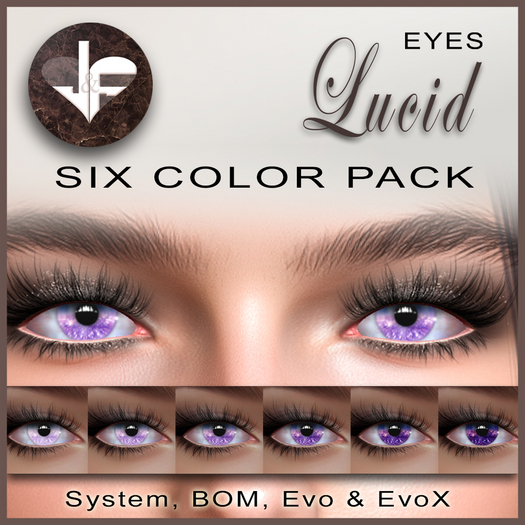 January ~ Eyes Lucid Purple Fatpack