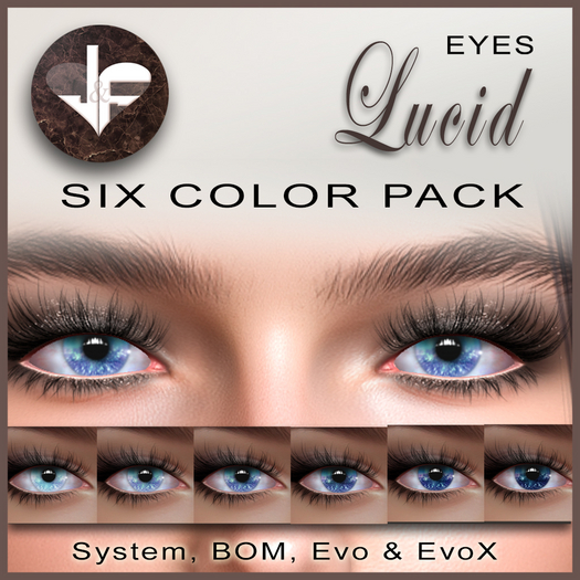 January ~ Eyes Lucid Blue Fatpack