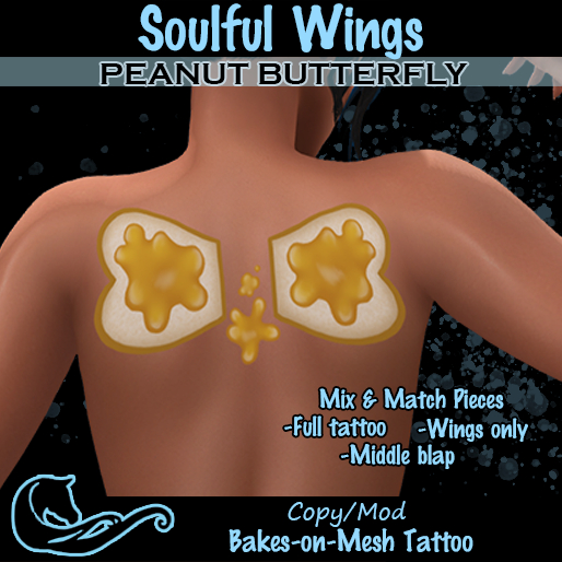 Soulful Wings -BOM Tattoo [PEANUTBUTTERFLY]