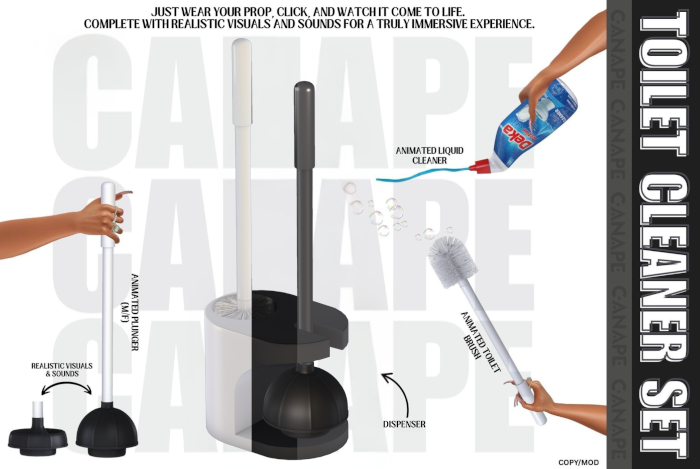 [Canape] Toilet Cleaner Set - FATPACK