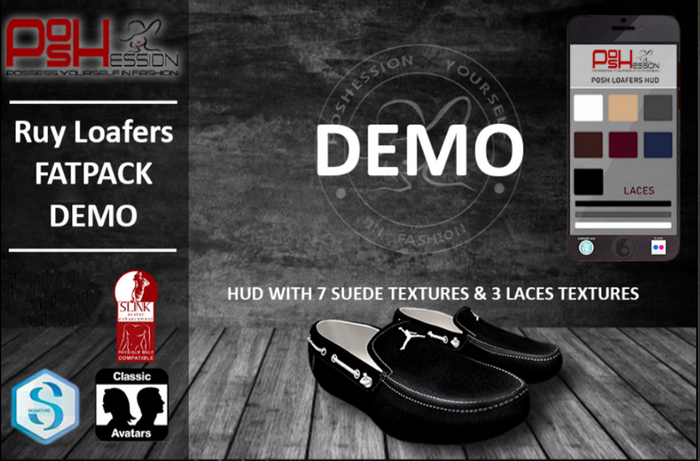 (POSHESSION) RUY LOAFERS FATPACK DEMO FOR MEN