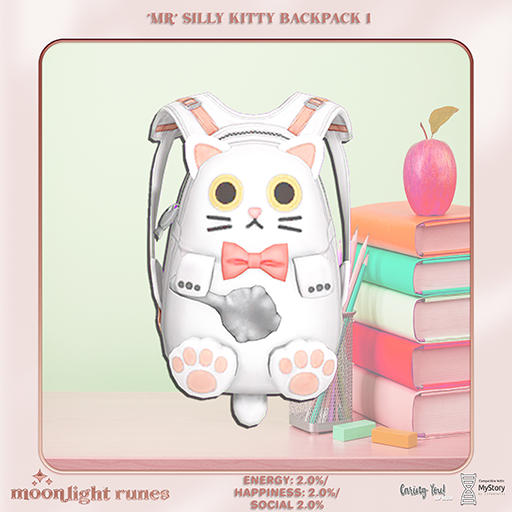 *MR* Silly Kitty Backpack 1