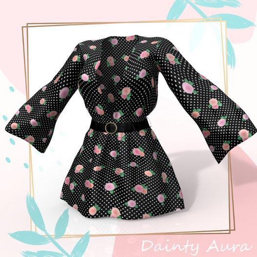 Retro Belt Dress REBORN