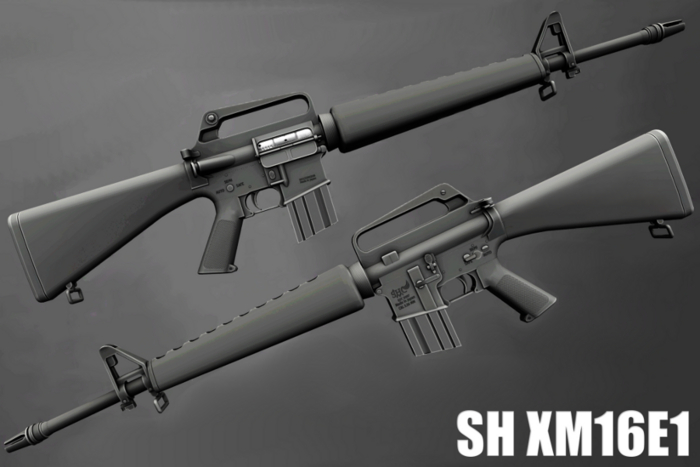 SH RP Prop Gun - XM16E1