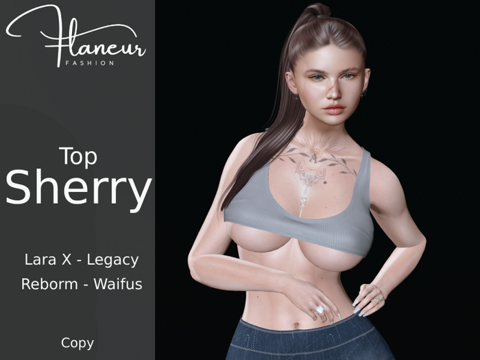 [Flaneur] Sherry  Top Gray