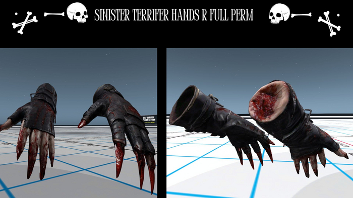 [NE] sinister terrifer hands R full perm