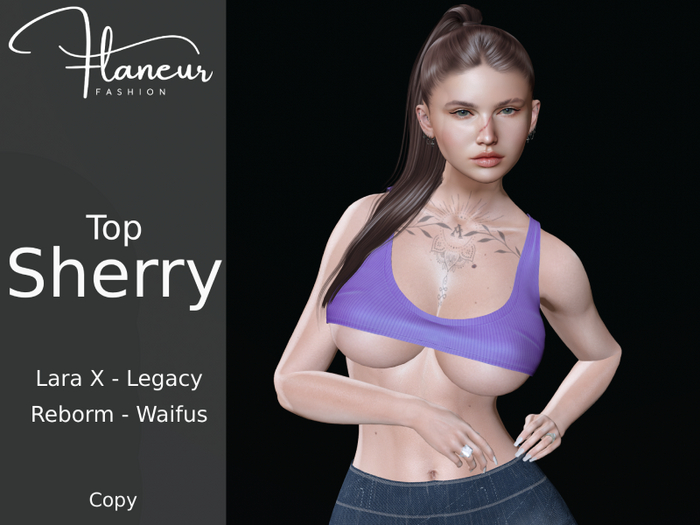 [Flaneur] Sherry Top Lght  Lila 